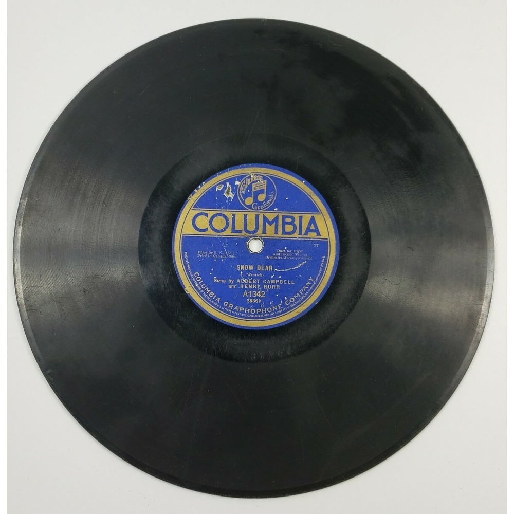 Albert Campbell Henry Burr 78 10" Snow Dear‎ / Let Me See Your Rainbow Smile V/V